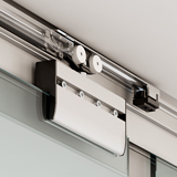 Sliding Door with soft and self closing mechanism