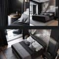 B&W Apartment/ Master Bedroom