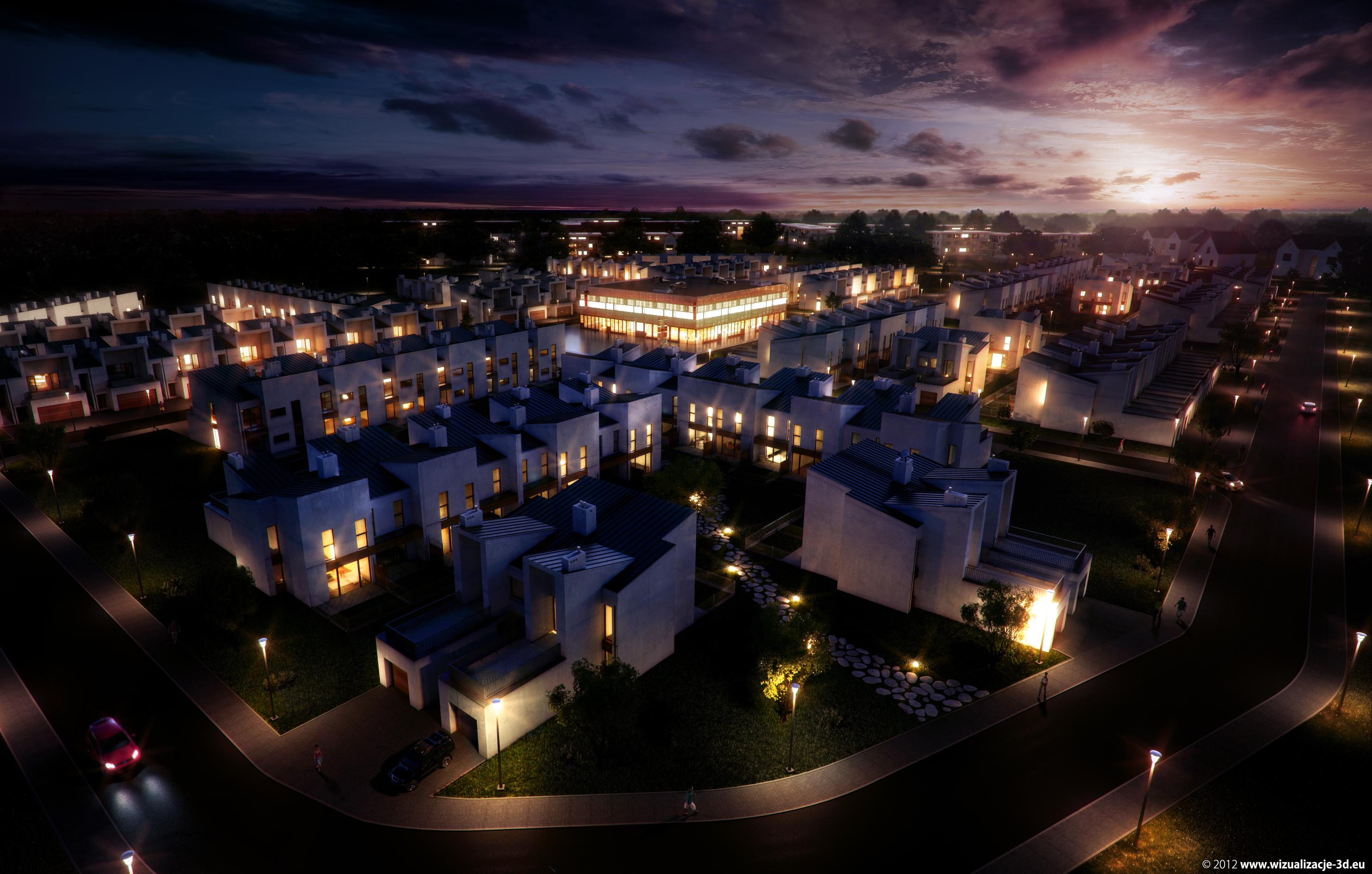 chilli-city-estate-near-poznan-night-render