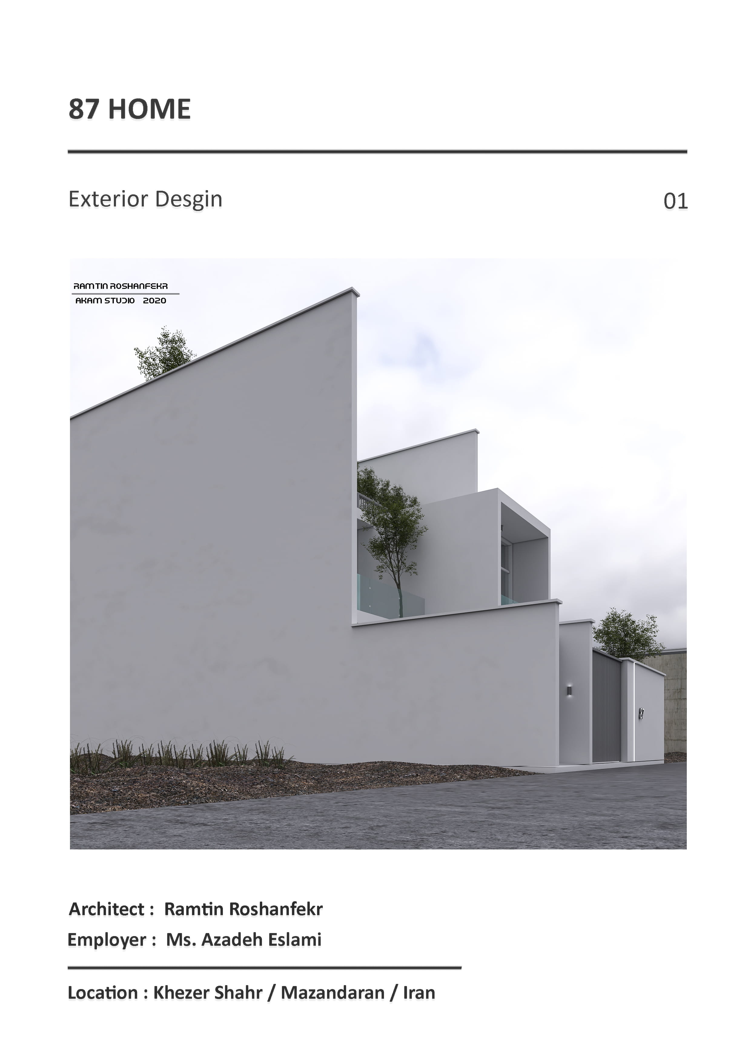 Architect: Ramtin Roshanfekr - Project - Evermotion