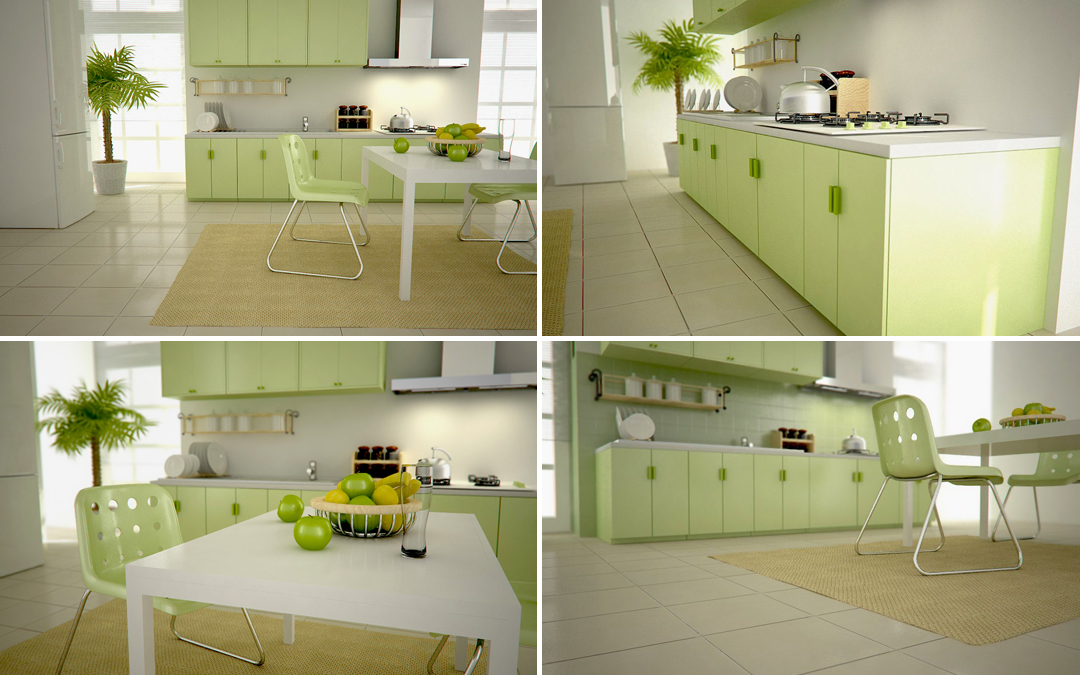 green-kitchen