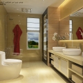 photo realistc bathroom design