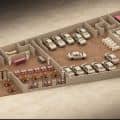 3D FLOOR PLAN OF APPARTMENT BUILDING