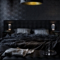 Dark bedroom