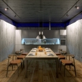 Concrete & Wood Kitchen