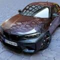 Modern rainbow car
