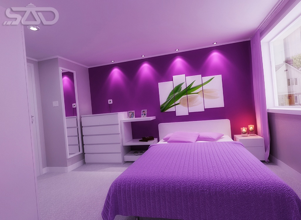 paars-slaapkamer