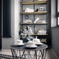 Dark kitchen