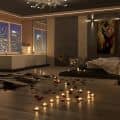 a romantic bedroom