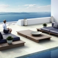 Santorini terrace furniture