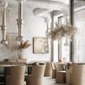 Conceptual restaurant of vegetarian Caucasian cuisine, Moscow