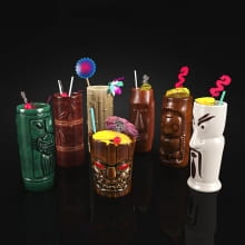 party drinks cups 15 AM195 Archmodels