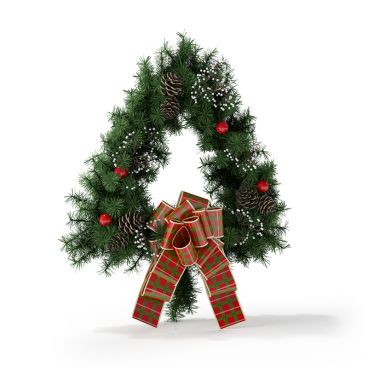 Christmas wreath 12 AM88 Archmodels