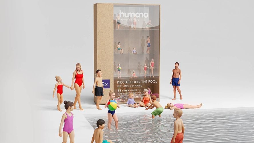 Humano 2706 Kids - Around the pool