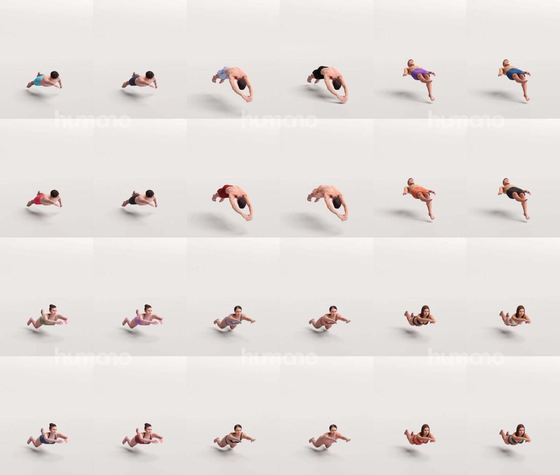 2_Humano_2509_Pool_swimming_zestawienie_modeli_1_Blender