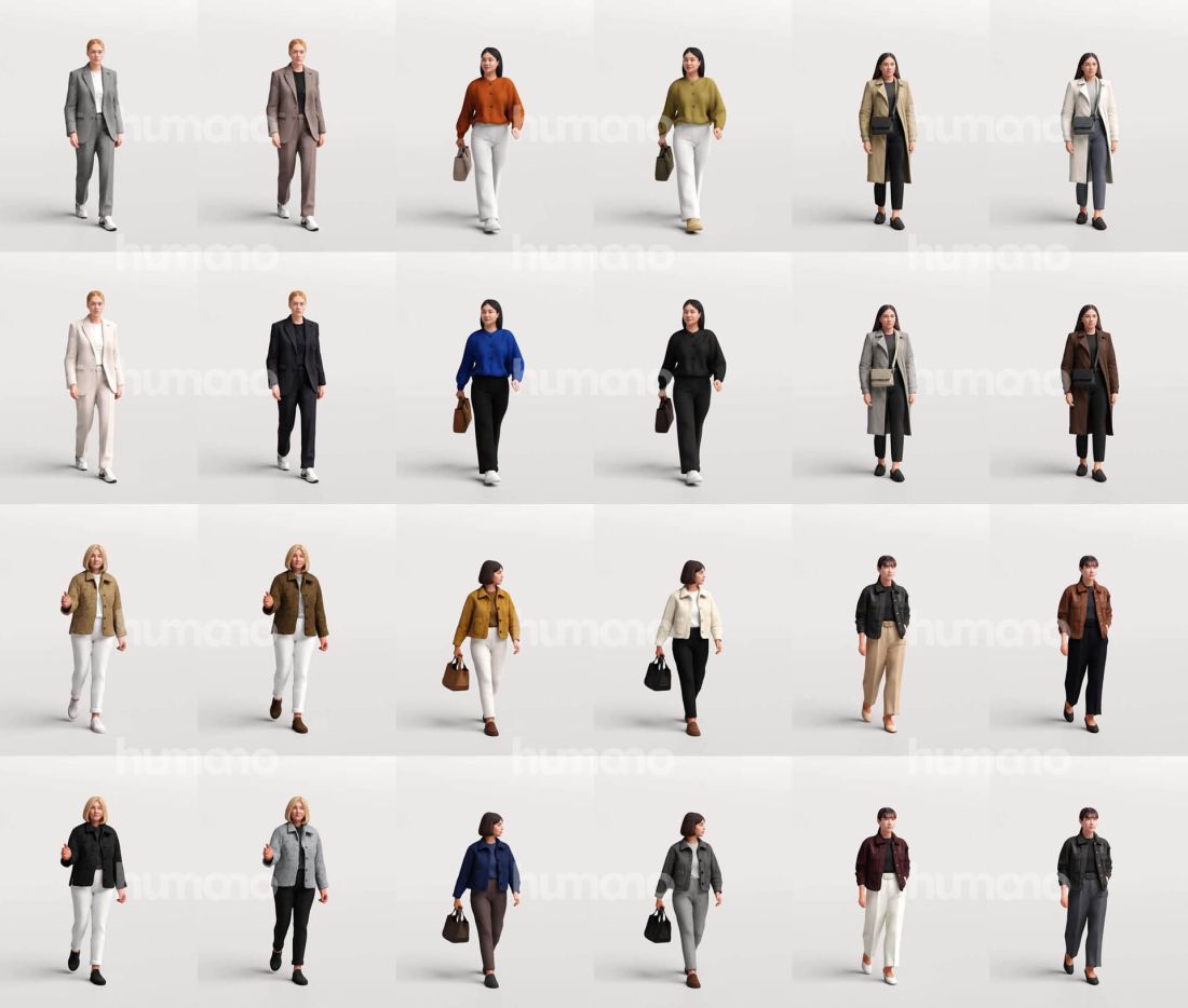 2_Humano_2607-Modern_Style-Walking_zestawienie_modeli_1