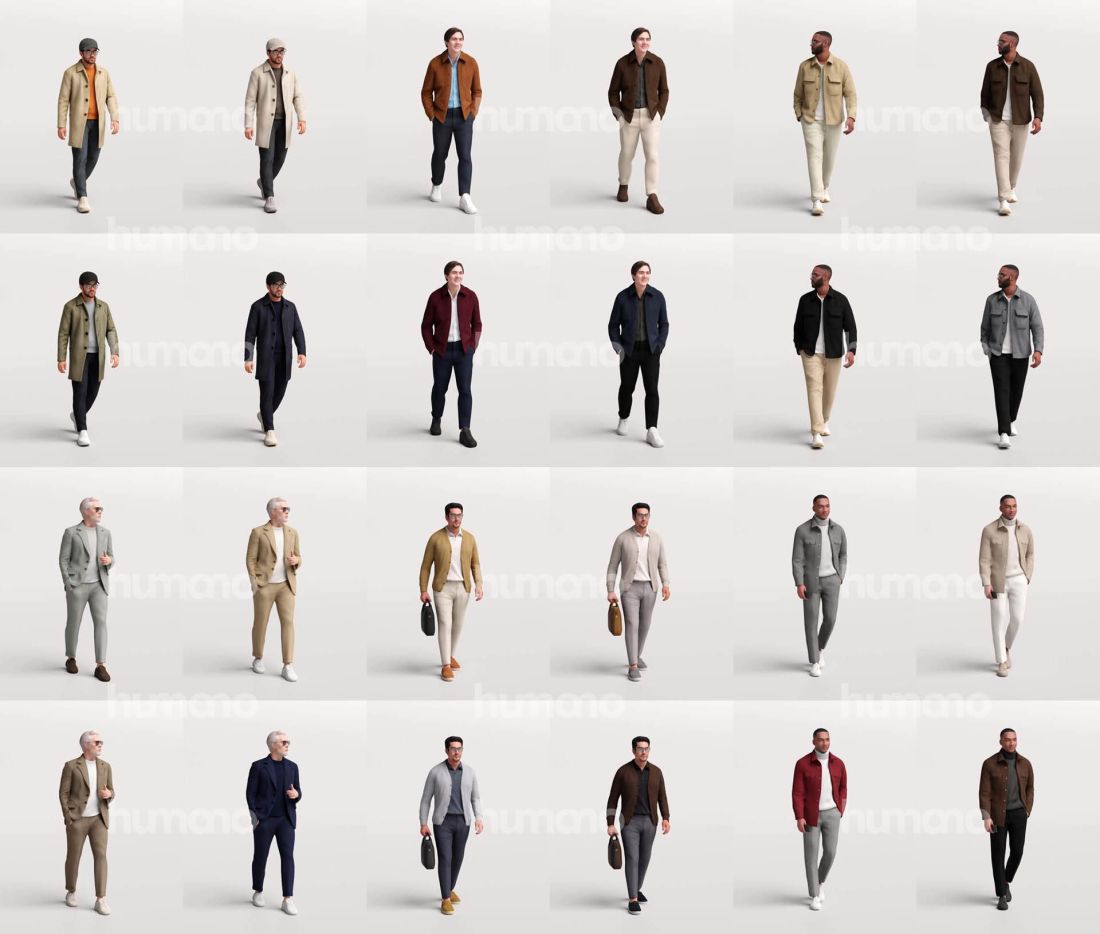 2_Humano_2607-Modern_Style-Walking_zestawienie_modeli_2