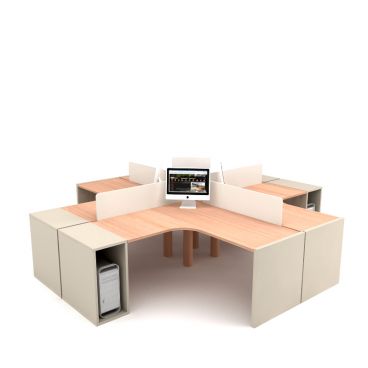 office desk 41 AM89 Archmodels