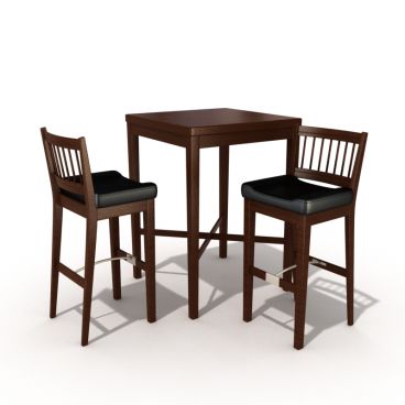 table & chair set 19 AM54 Archmodels