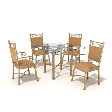 table and chair set 44 AM54 Archmodels
