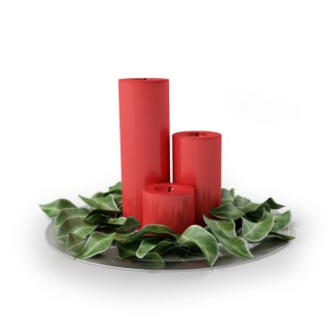Christmas candlestick 18 AM88 Archmodels