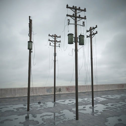 destroyed poles 81 AM165 Archmodels
