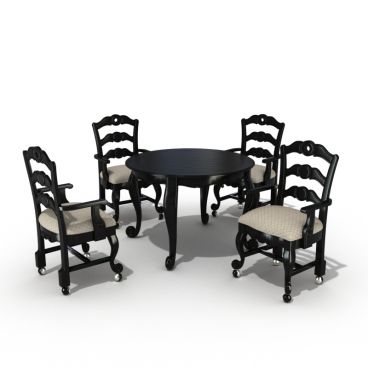 table & chair set 27 AM54 Archmodels