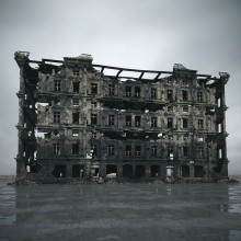 destroyed building 103 AM165 Archmodels
