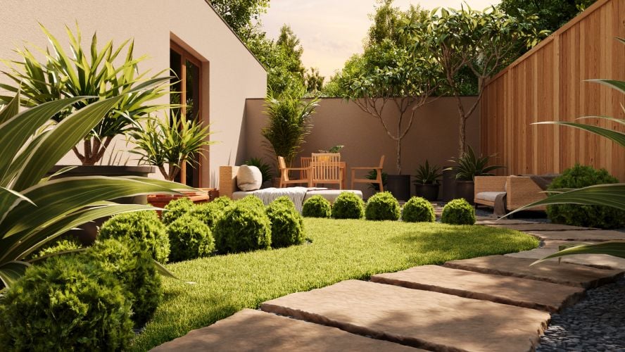 Garden Scene 1 AE47 Archexteriors