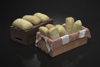 Bread 9 AM224 Archmodels