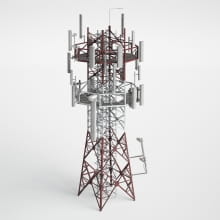 antenna tower 8 AM227 Archmodels