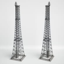 antenna tower 19 AM227 Archmodels