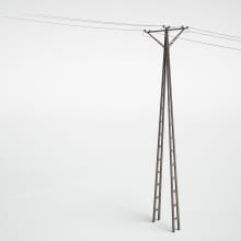 utility pole 27 AM227 Archmodels