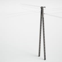 utility pole 29 AM227 Archmodels