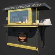 coffee cart 88 AM246