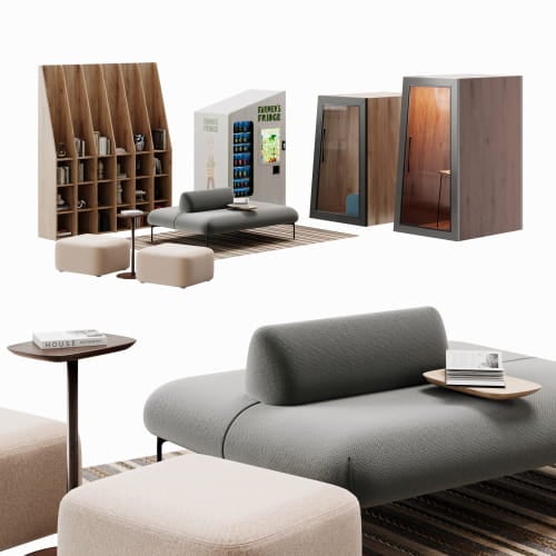 office furniture sofa shelf 8 AM288