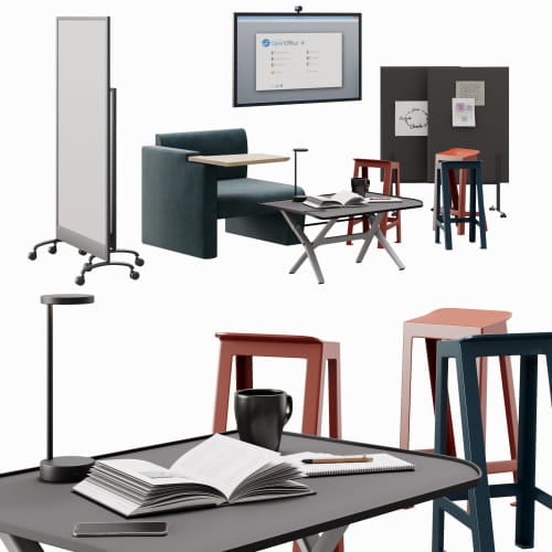 office furniture chair desk board 28 AM288