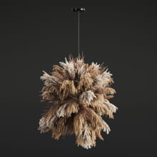 pampas grass chandelier 22 AM294