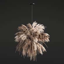 pampas grass chandelier 23 AM294