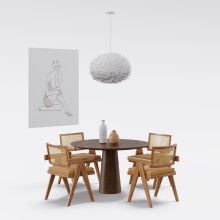 furniture table chair 01 AM306