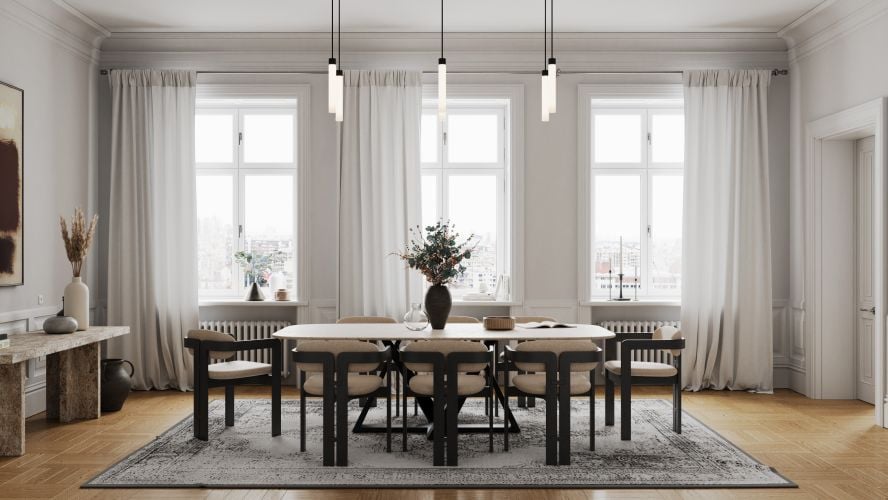 Dining Room Scene 01 AM306