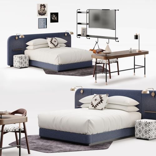 modern bedroom furniture set 001 AM309