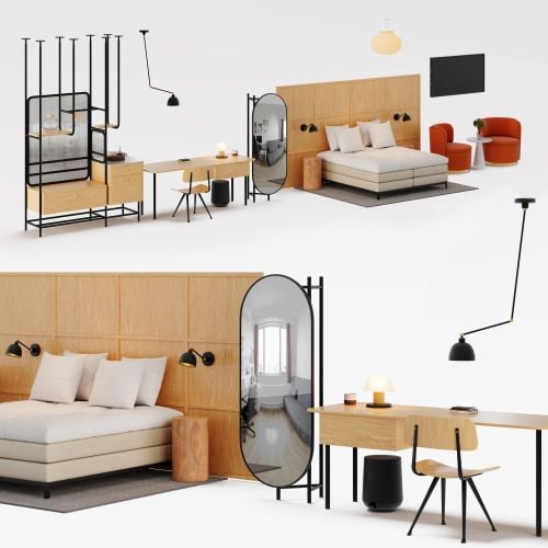 modern bedroom furniture set 004 AM309