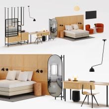 modern bedroom furniture set 004 AM309