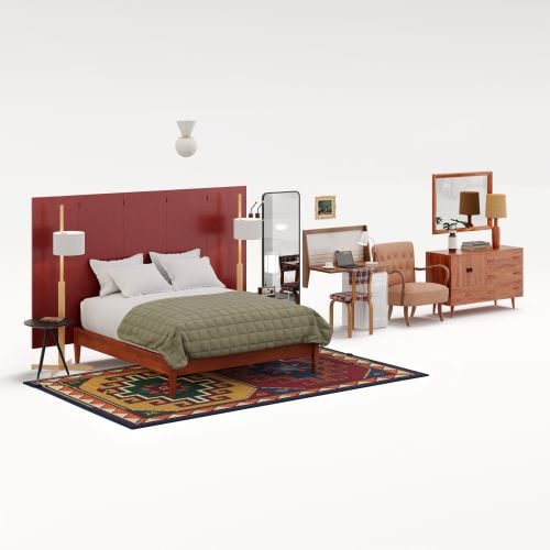 modern bedroom furniture set 011 AM309