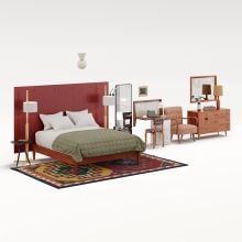 modern bedroom furniture set 011 AM309