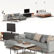 modern bedroom furniture set 013 AM309
