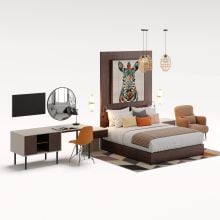 modern bedroom furniture set 014 AM309