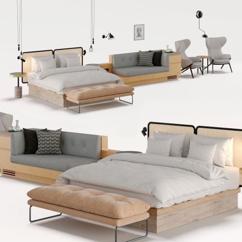 modern bedroom furniture set 015 AM309
