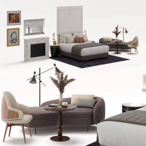 modern bedroom furniture set 019 AM309